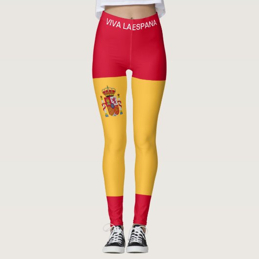 Spaanse vlag leggings (Voorkant)