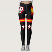 Spaanse vlag leggings (Voorkant)