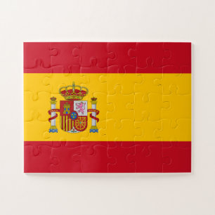 Spaanse vlag legpuzzel