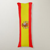 Spaanse vlag lichaamskussen (Voorkant Verticaal)