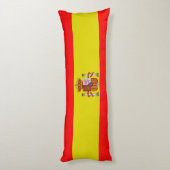Spaanse vlag lichaamskussen (Achterkant (Verticaal))