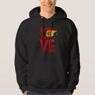 Spaanse Vlag Liefde Patriottisch Spaans Trots Reiz Hoodie