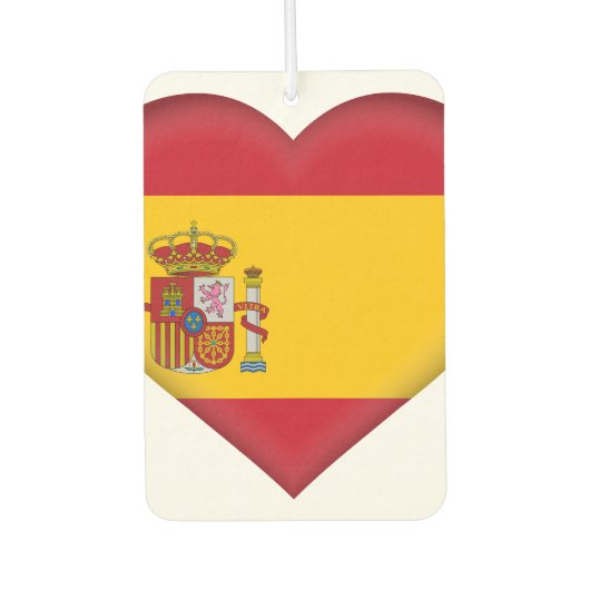 Spaanse vlag luchtverfrisser (Voorkant)