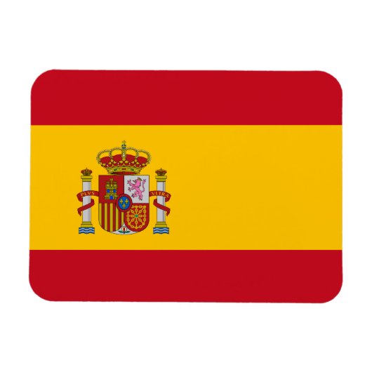 Spaanse vlag magneet (Horizontaal)