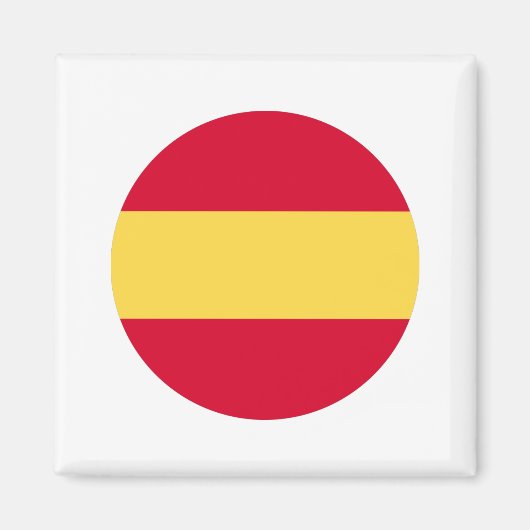 Spaanse vlag magneet (Voorkant)