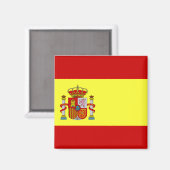 Spaanse vlag magneet (Voorkant / Achterkant)