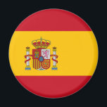 Spaanse vlag magneet<br><div class="desc">Spaanse vlag</div>