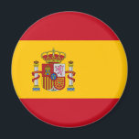 Spaanse vlag magneet<br><div class="desc">Spaanse vlag</div>