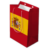 Spaanse vlag medium cadeauzakje (Achterkant Gekanteld)