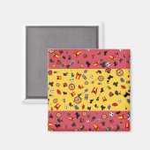 Spaanse vlag met beroemde artikelen uit Spanje Magneet (Voorkant / Achterkant)