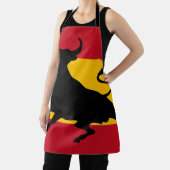 Spaanse vlag met stier schort (Insitu)