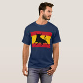 Spaanse vlag met stier t-shirt (Voorkant volledig)