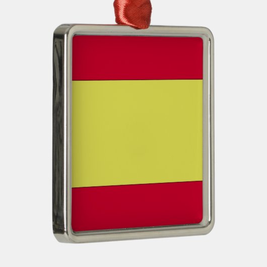 Spaanse vlag metalen ornament (Rechts)