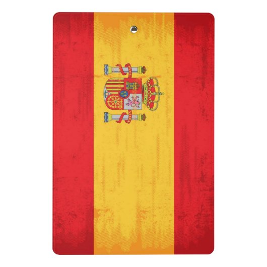 Spaanse vlag mini klembord (Achterkant)