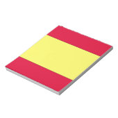 Spaanse vlag notitieblok (Linkerzijde)