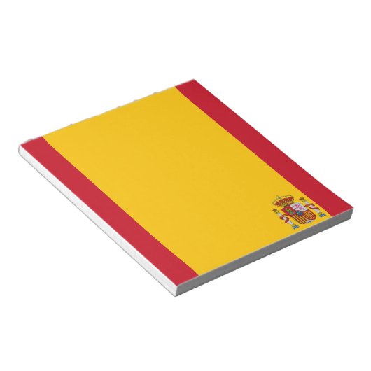Spaanse vlag notitieblok (Schuin)