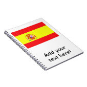 Spaanse vlag notitieboek (Rechterzijde)