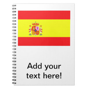 Spaanse vlag notitieboek