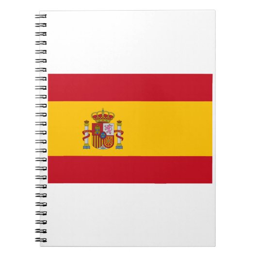 Spaanse vlag notitieboek (Voorkant)