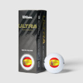 Spaanse Vlag Ontwerp Golfballen (Verpakking)