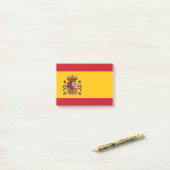 Spaanse vlag post-it® notes (Op bureau)