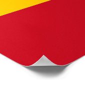 Spaanse vlag poster (Hoek)