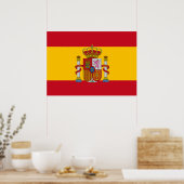 Spaanse vlag poster (Keuken)