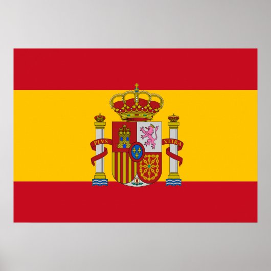 Spaanse vlag poster (Voorkant)