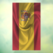 Spaanse vlag raamsticker (Vel 3)