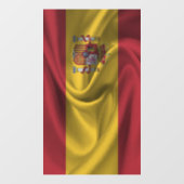 Spaanse vlag raamsticker (Vel)