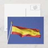 Spaanse vlag RF) Briefkaart (Voorkant / Achterkant)