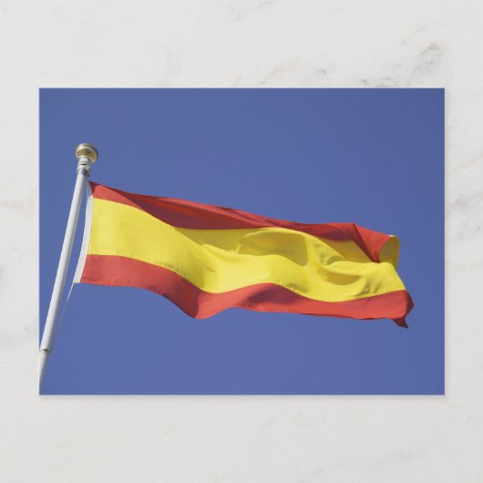 Spaanse vlag RF) Briefkaart (Voorkant)