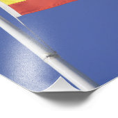 Spaanse vlag RF) Foto Afdruk (Hoek)