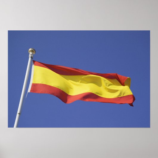 Spaanse vlag RF) Poster (Voorkant)