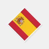 Spaanse vlag servetten (Hoek)