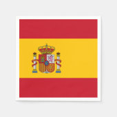 Spaanse vlag servetten (Voorkant)