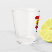 Spaanse vlag shot glas (Links)