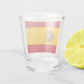 Spaanse vlag shot glas (Achterkant)