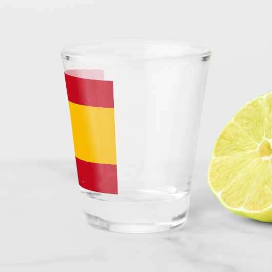 Spaanse vlag shot glas