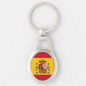 Spaanse vlag sleutelhanger (Voorkant)