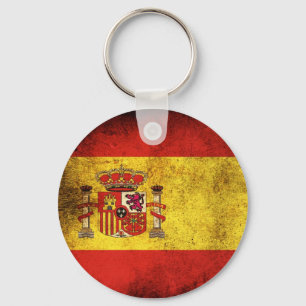 Spaanse vlag sleutelhanger