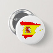 spaanse vlag : spaans ronde button 5,7 cm (Voorkant /achterkant)