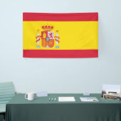 Spaanse vlag spandoek (Beurs)