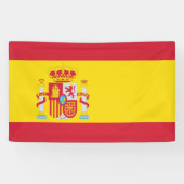 Spaanse vlag spandoek (Horizontaal)