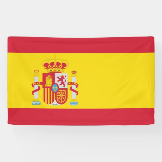 Spaanse vlag spandoek (Horizontaal)