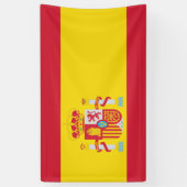 Spaanse vlag spandoek (Verticaal)