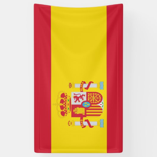 Spaanse vlag spandoek (Verticaal)