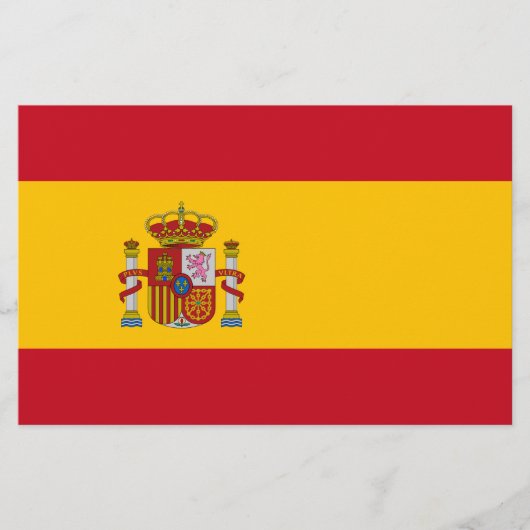 Spaanse vlag (Spanje) Briefpapier (Voorkant)