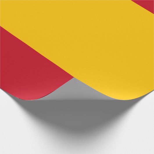 Spaanse vlag (Spanje) Cadeaupapier (Hoek)