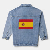 Spaanse vlag Spanje Denim Jacket (Achterkant)